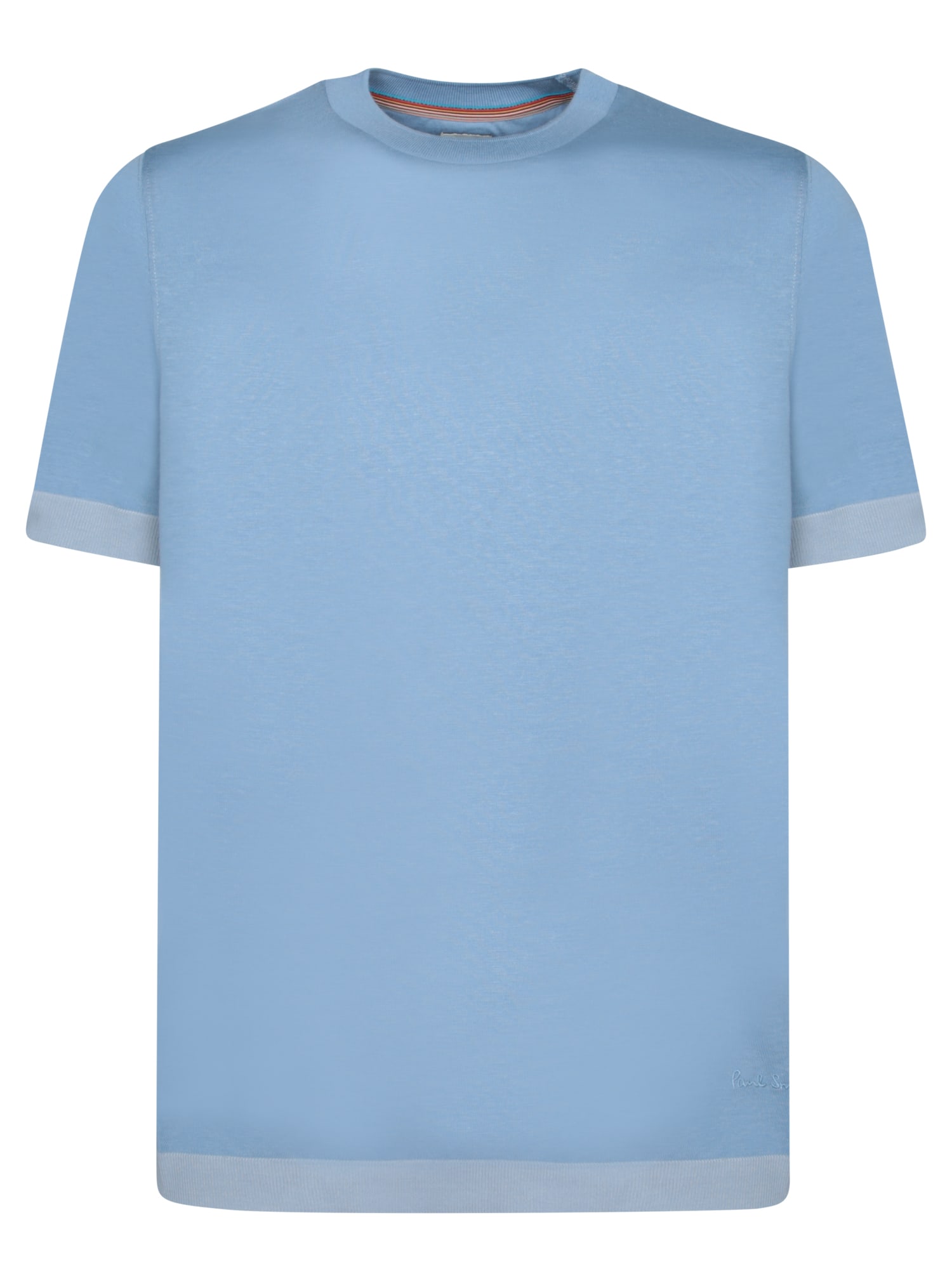 PAUL SMITH SKY BLUE LYOCELL T-SHIRT