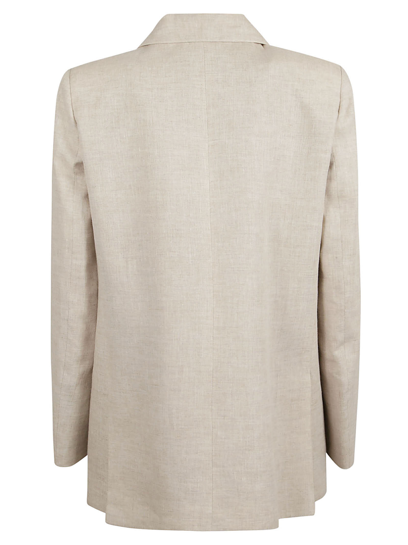 Shop Blazé Milano Double-breasted Formal Dinner Jacket In Oatmeal