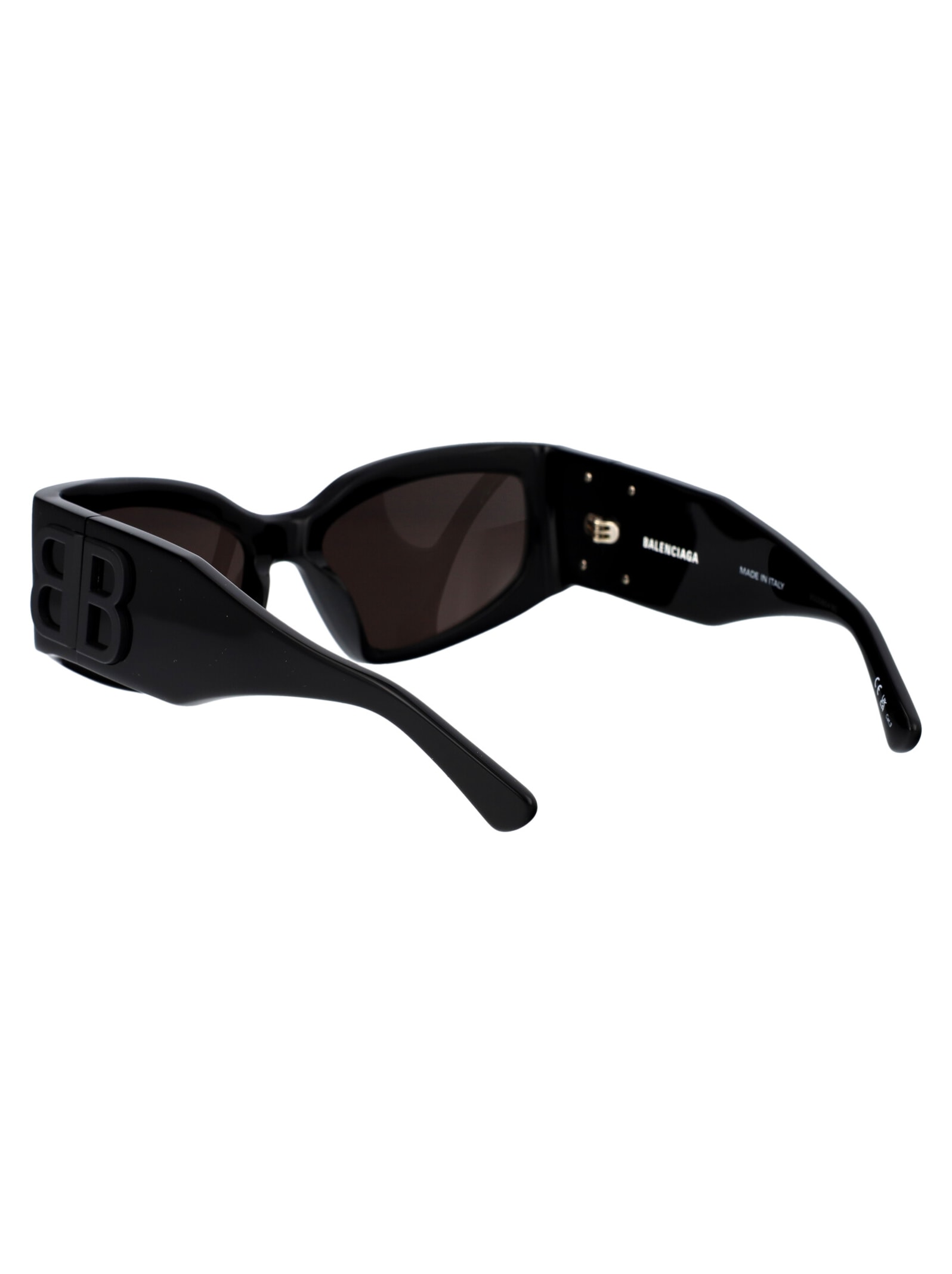 Balenciaga Injected Bb0321s Sunglasses In Black-black-grey
