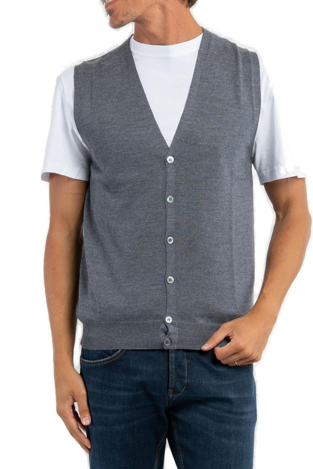 V-neck Knitted Vest