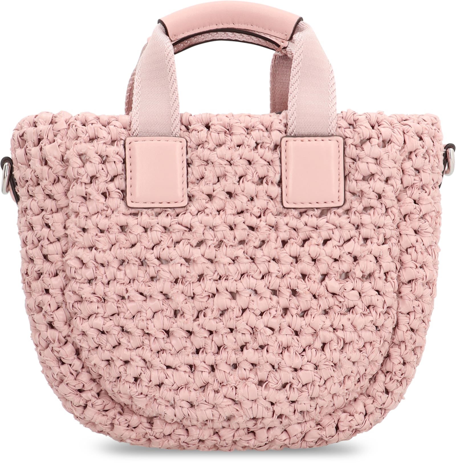 Moncler Small Caradoc Tote Bag In Pink