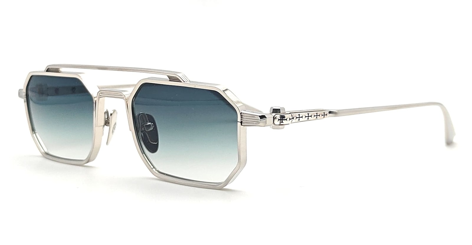 Chrome Hearts Full Frame Sunglasses In Silver
