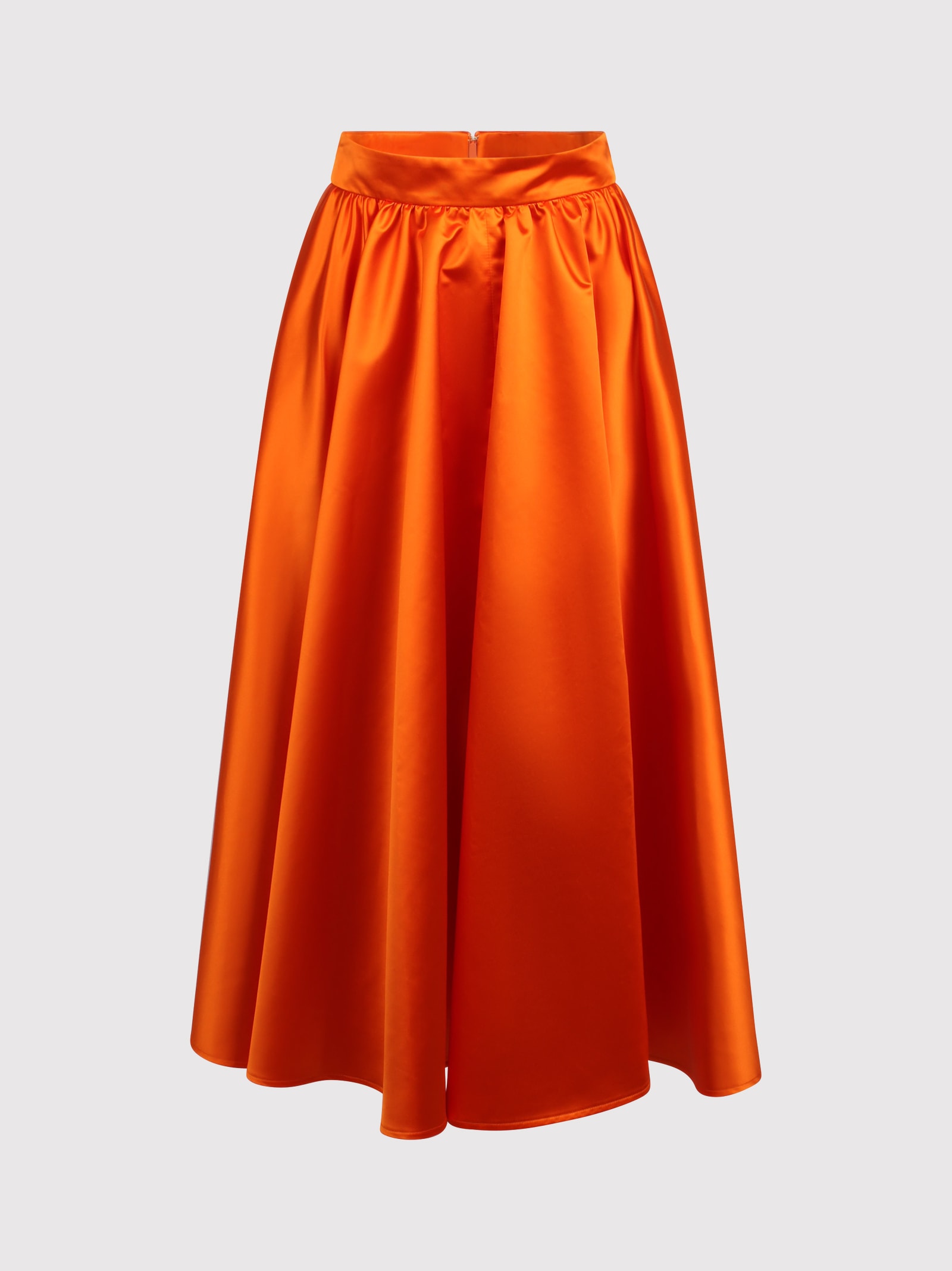Patou Maxi Skirt In Orange