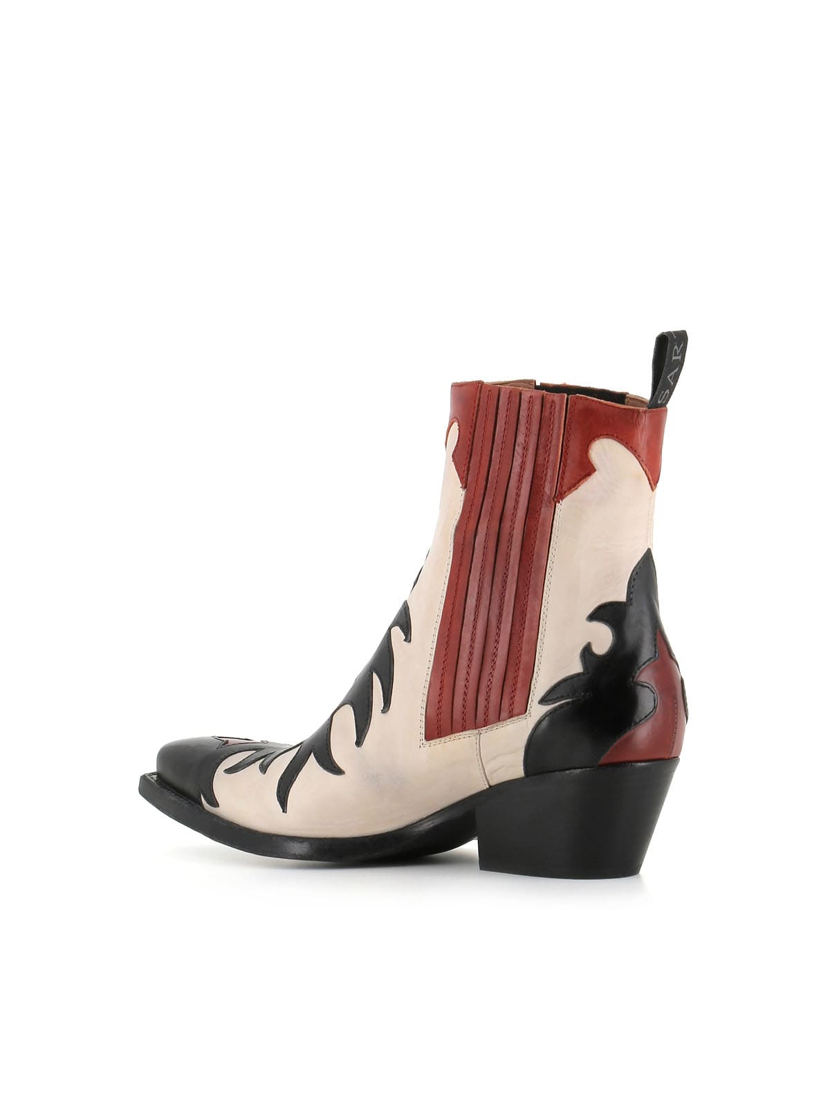 Sartore Texan Sr3651yj In Bianco/nero/rosso
