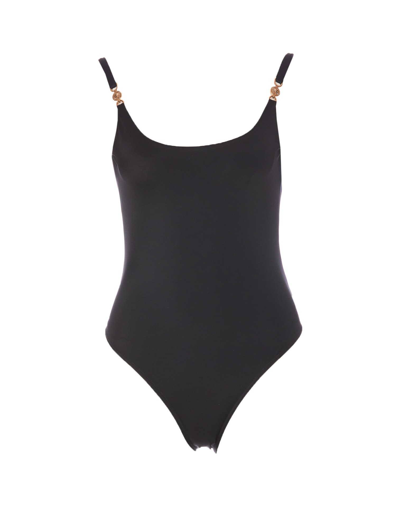 Shop Versace One Piece Swimwear In Black