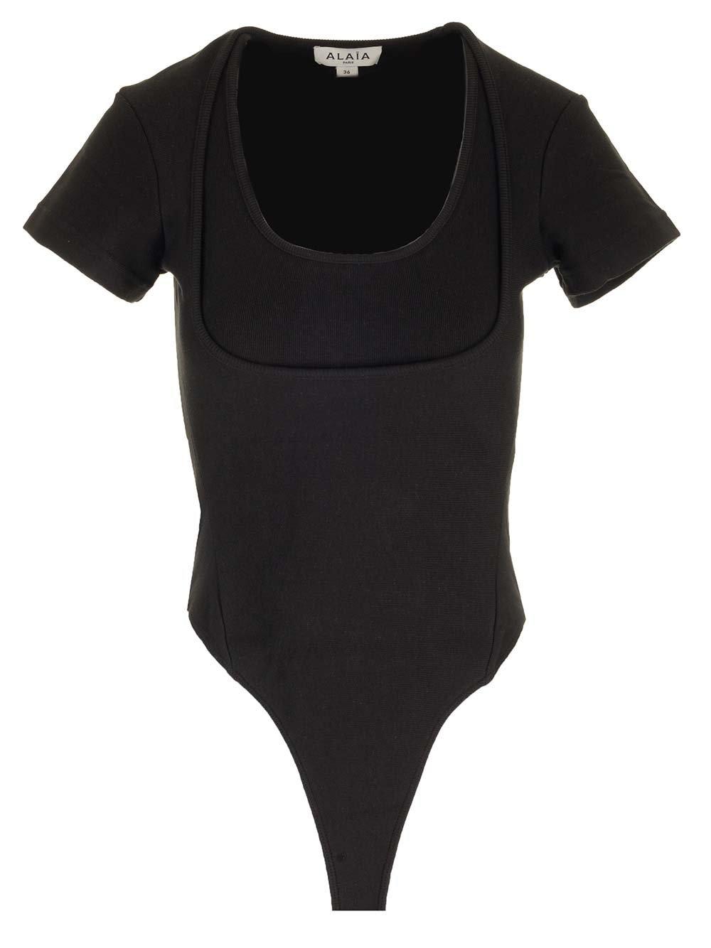 alaia layered ribbed body