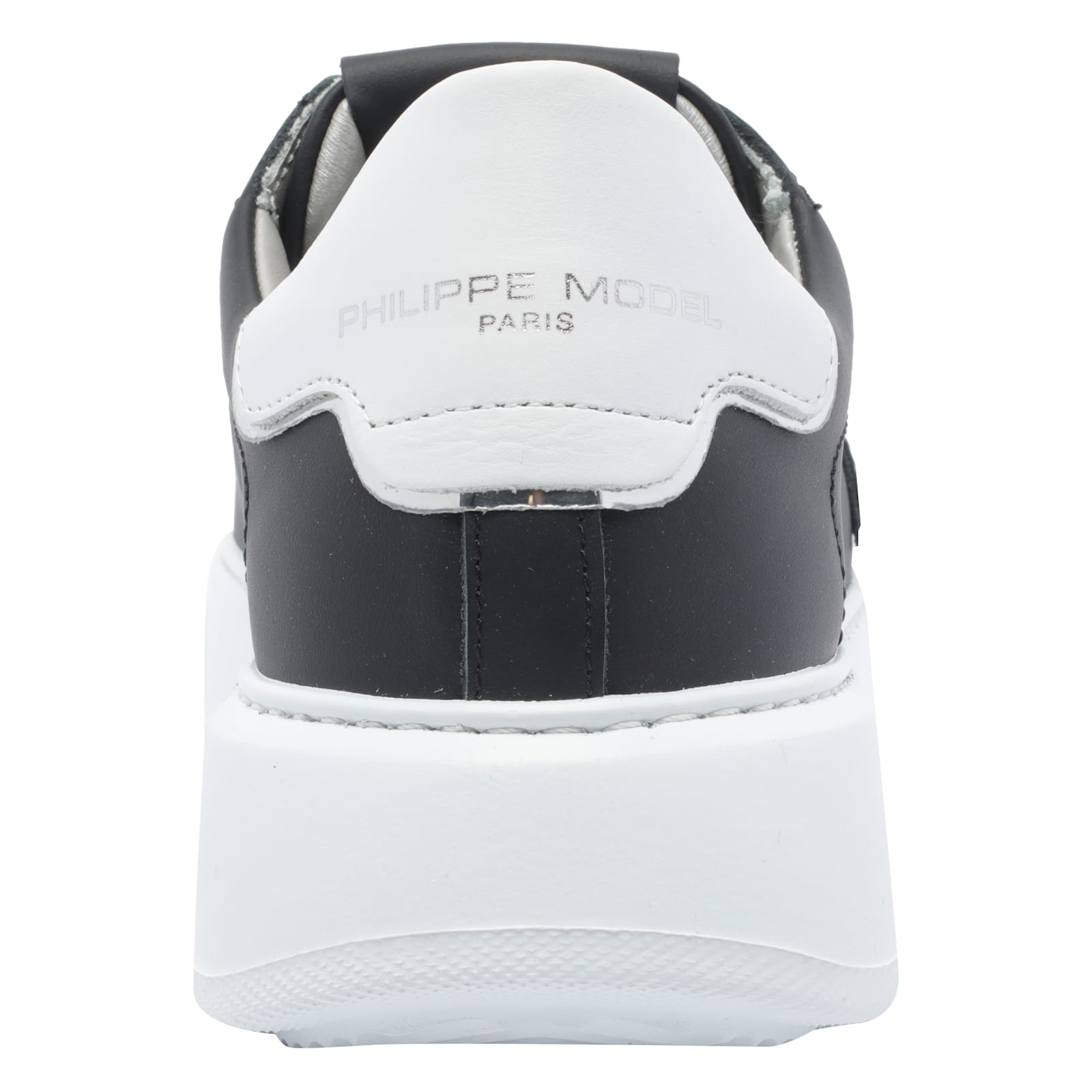 Philippe Model Temple Veau Laced Sneakers In Black