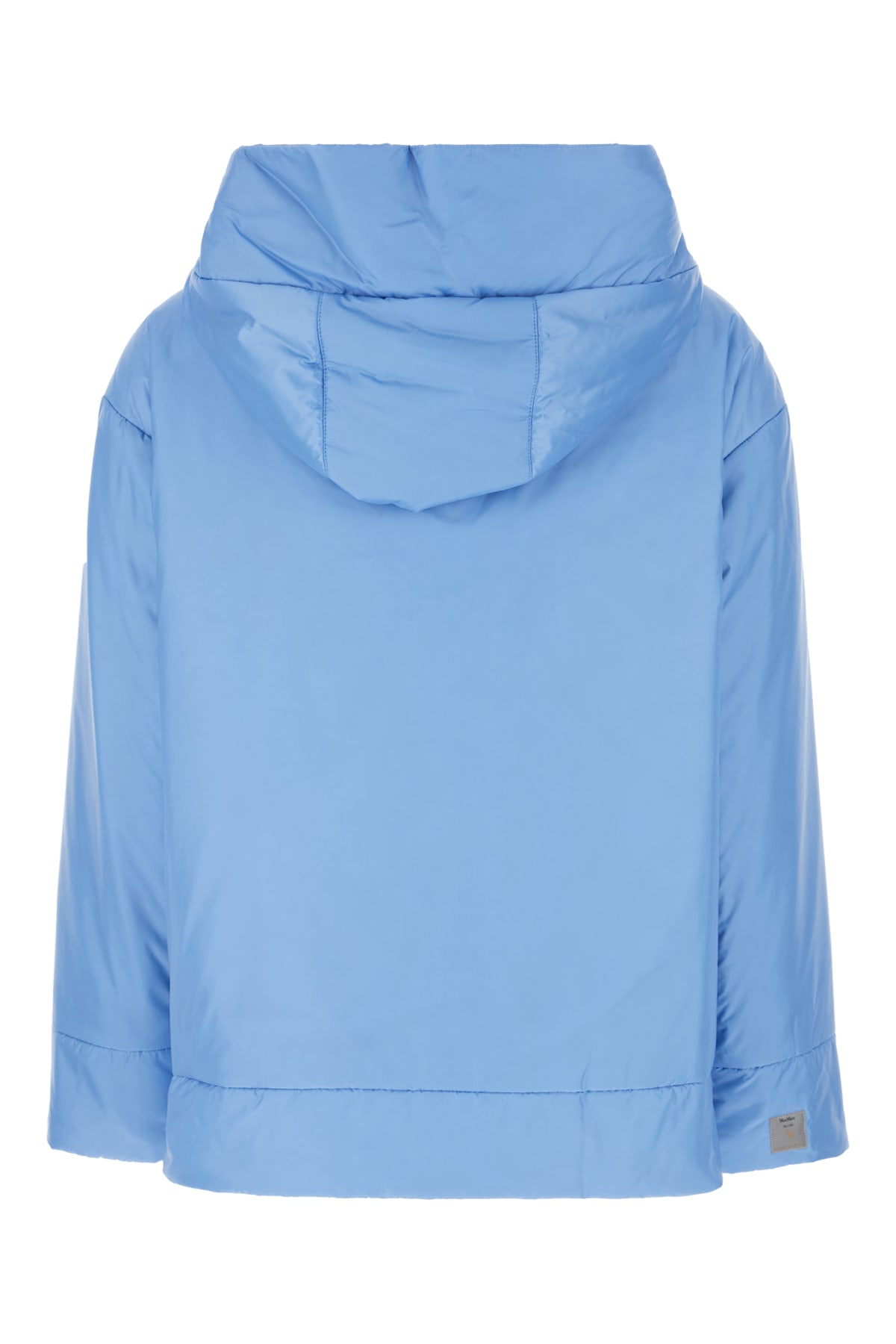 Max Mara The Cube Light-blue Polyester Padded Jacket In Blue Jeans