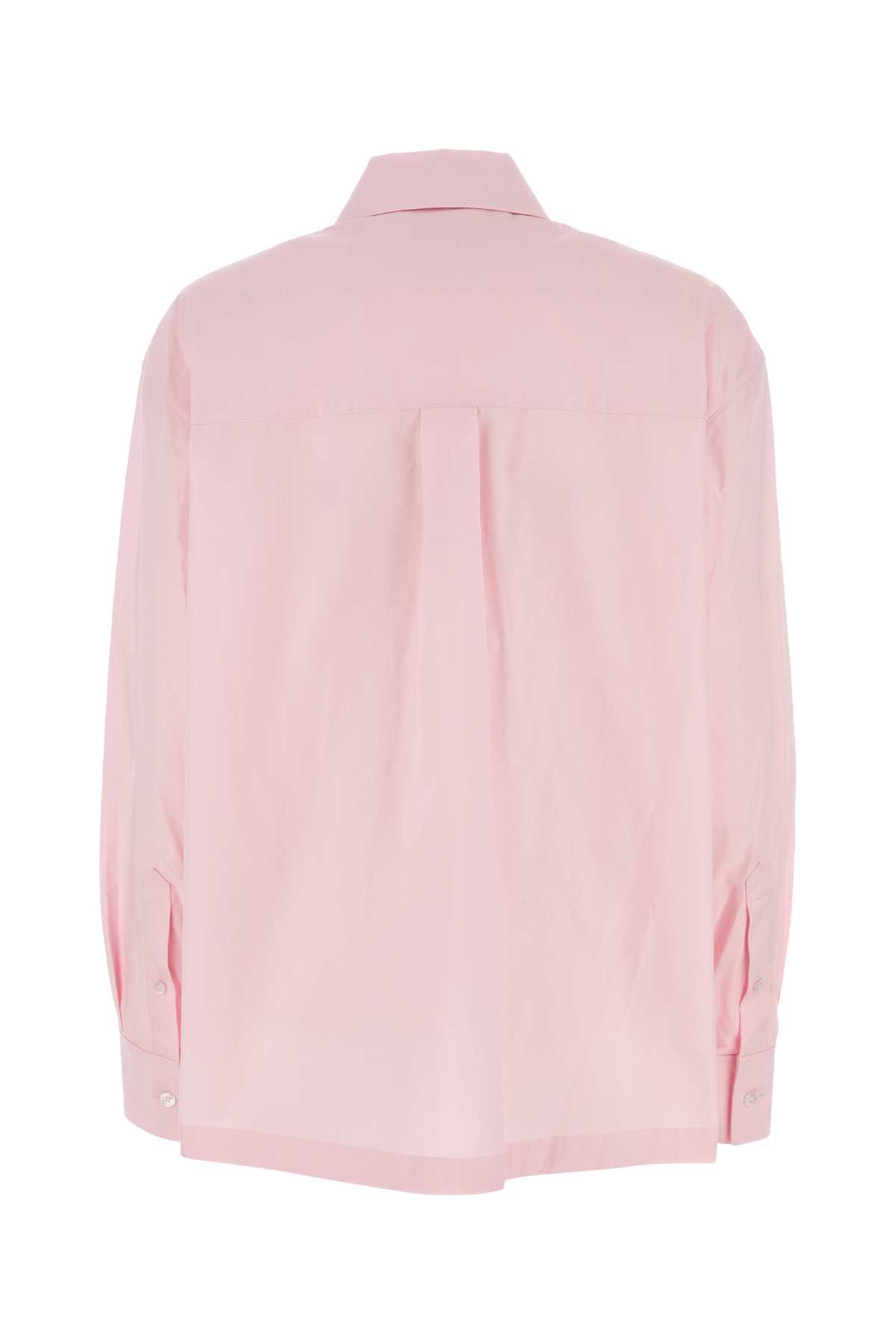 Shop Alexander Wang T Pink Poplin Shirt In Lightpink