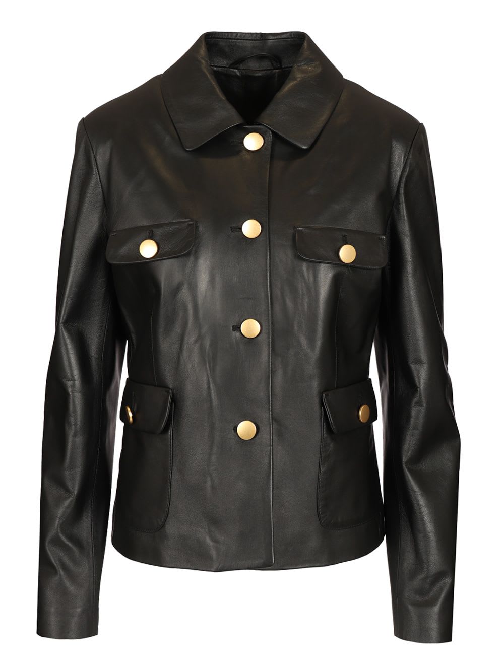 Short Leather Jacket georgia