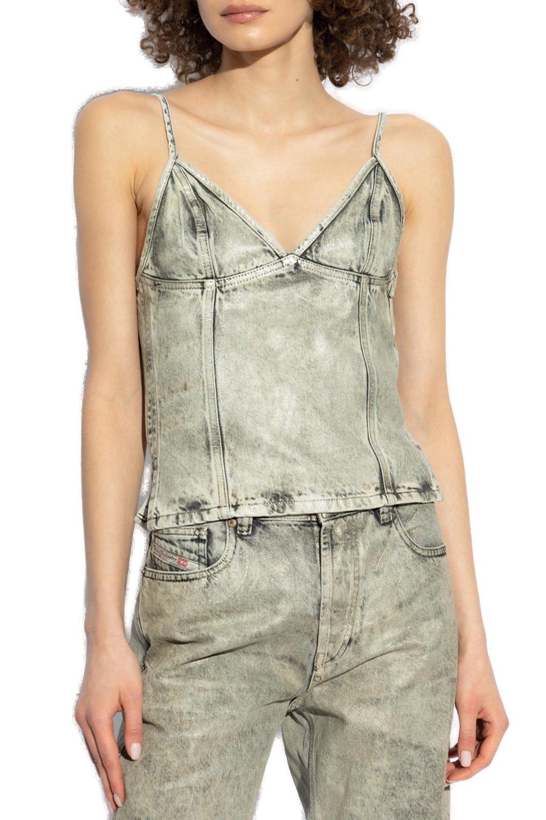 DIESEL DE-FULSY-S DENIM TOP 
