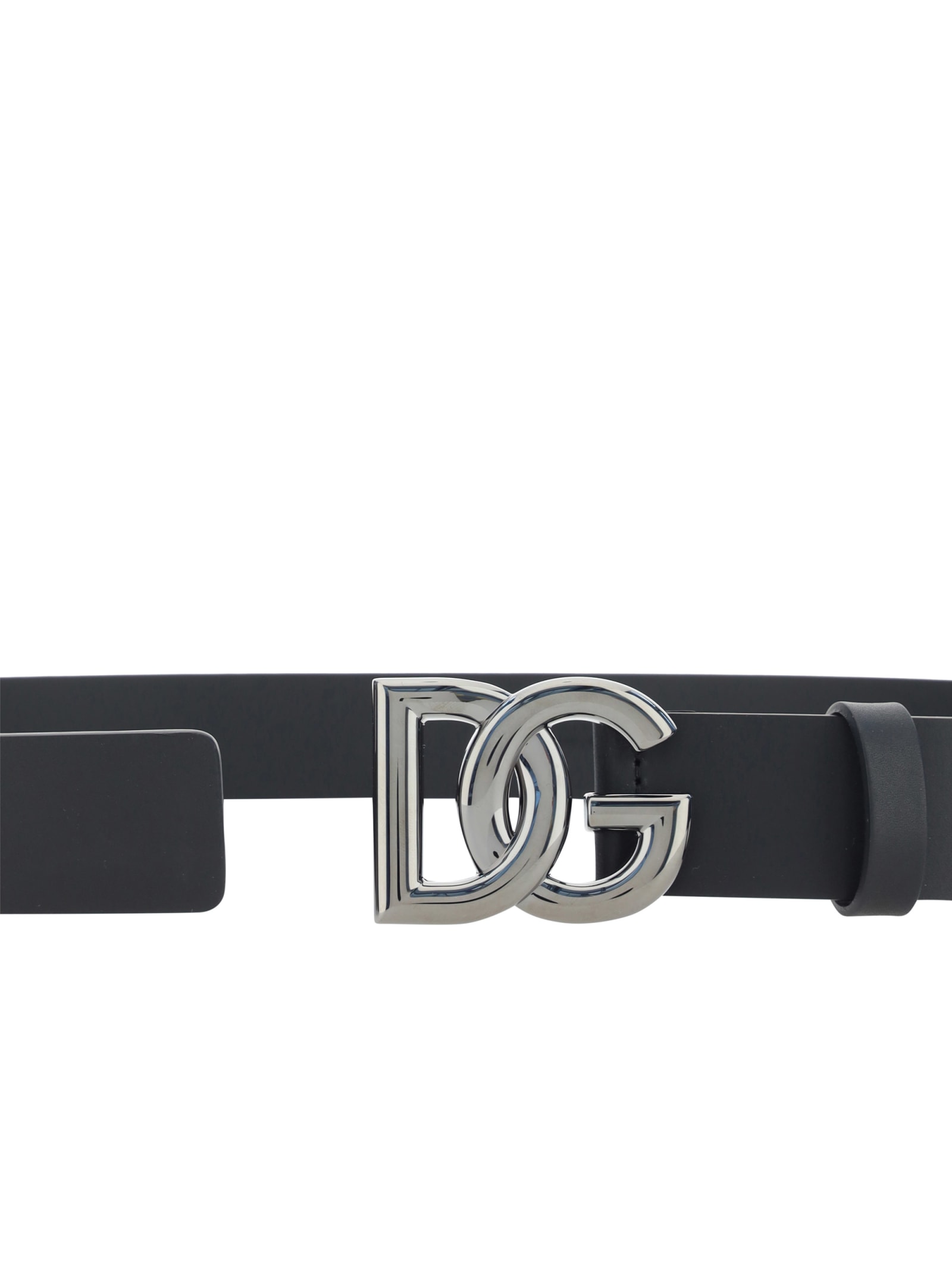 Shop Dolce & Gabbana Tosca Belt In Black