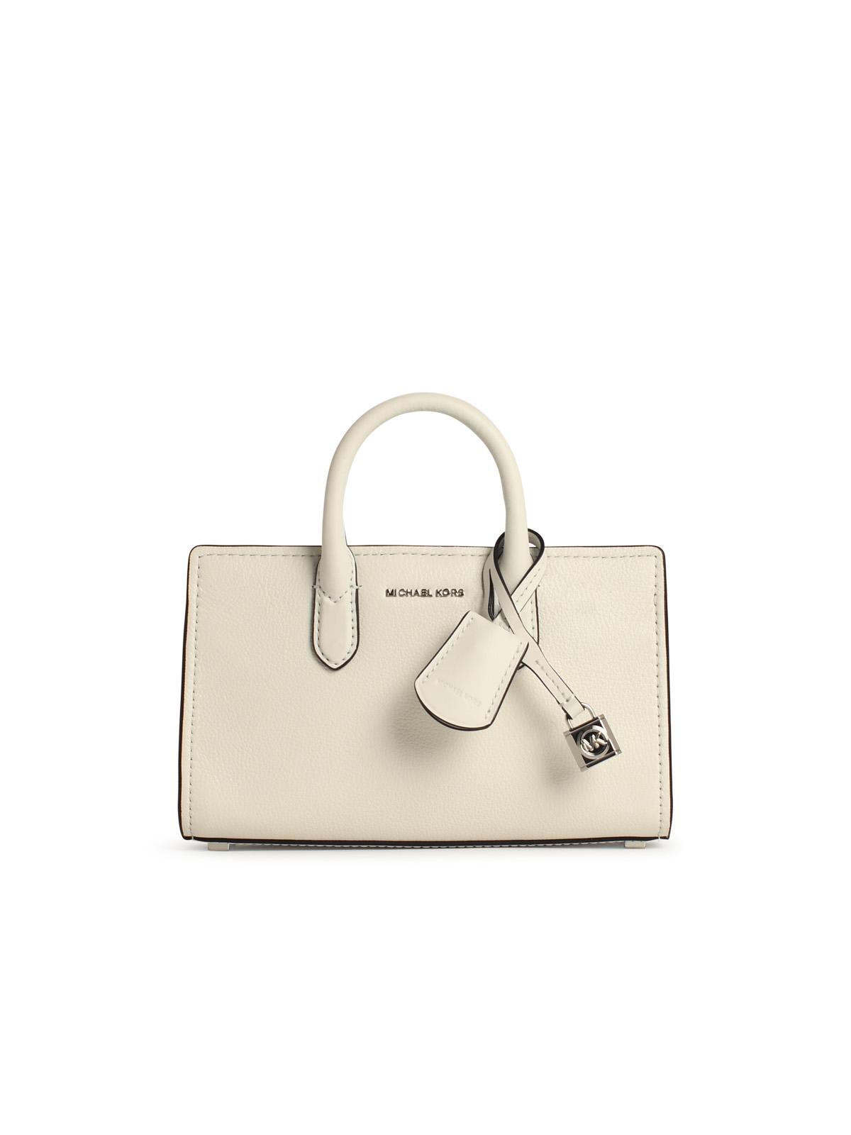 scarlett White Leather Bag