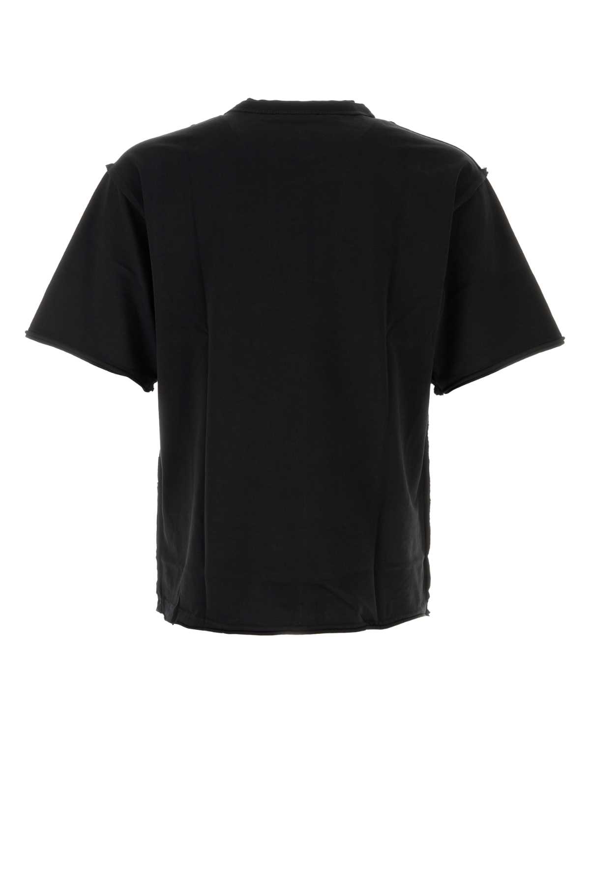 Shop Dolce & Gabbana Black Cotton T-shirt In Nero