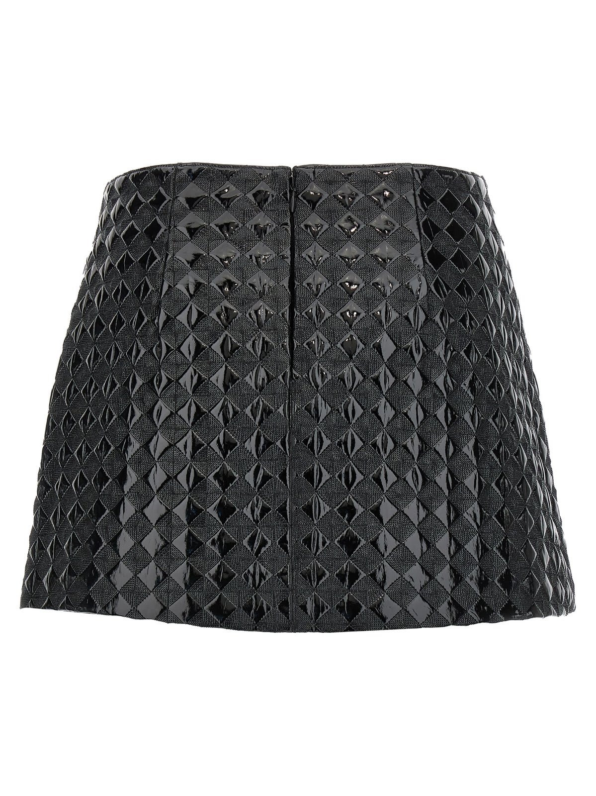 Shop Pinko Embellished Mini Skirt In Black