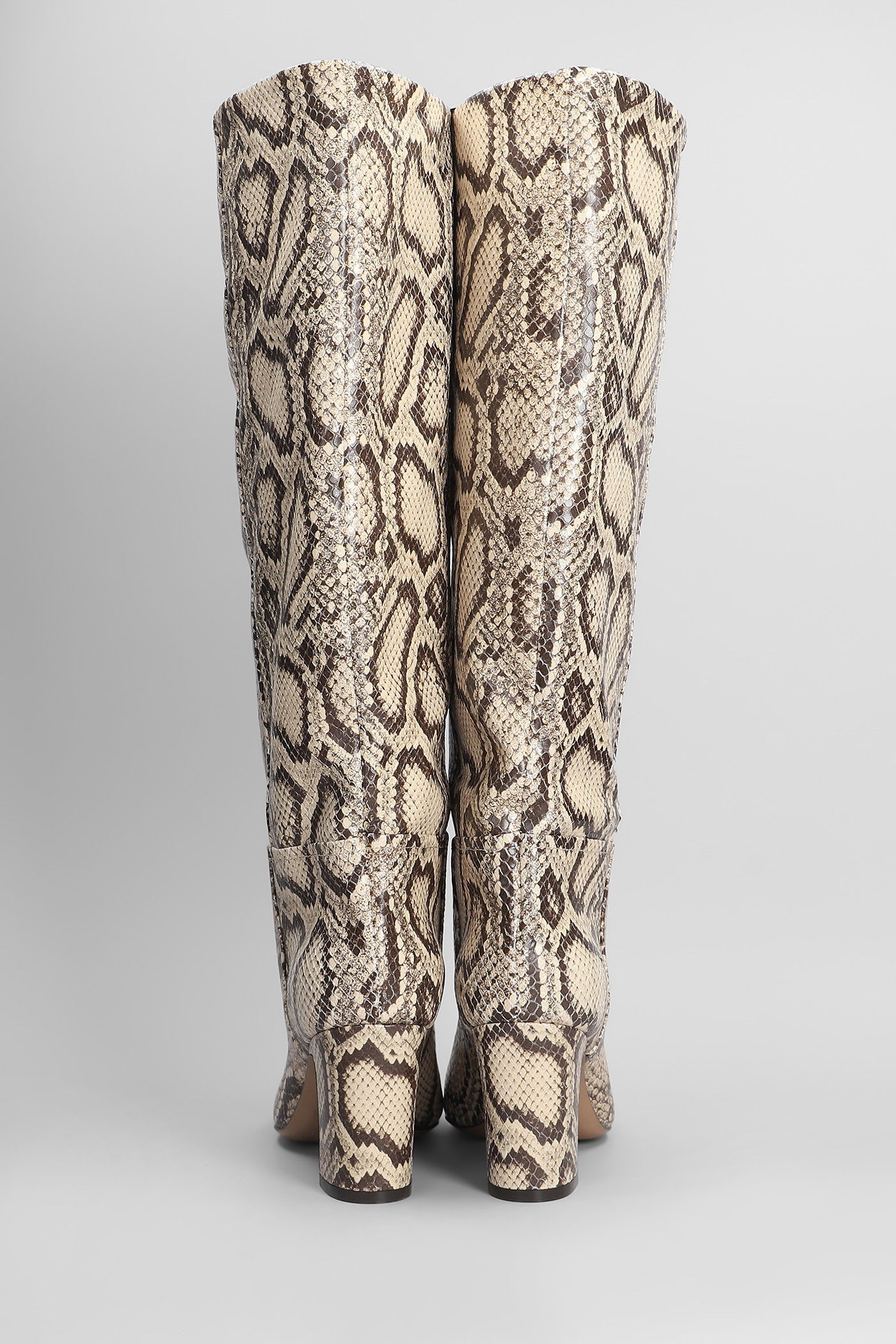 Paris Texas Lavinia Boot 75 High Heels Boots In Python Print Leather In Multi