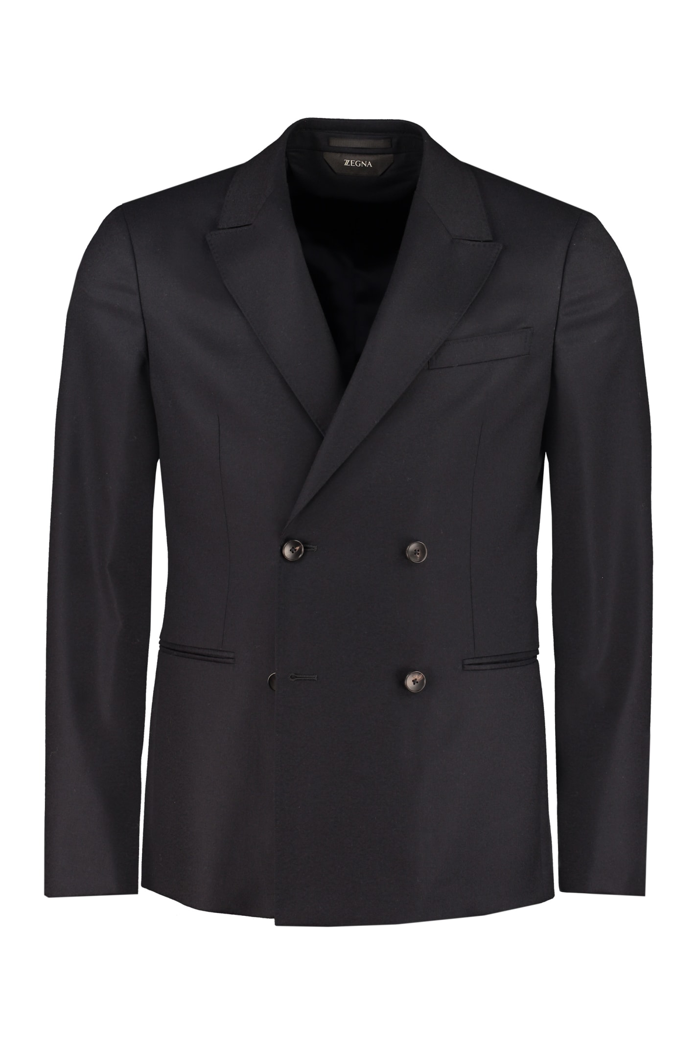 Z Zegna Double-breasted Wool Jacket