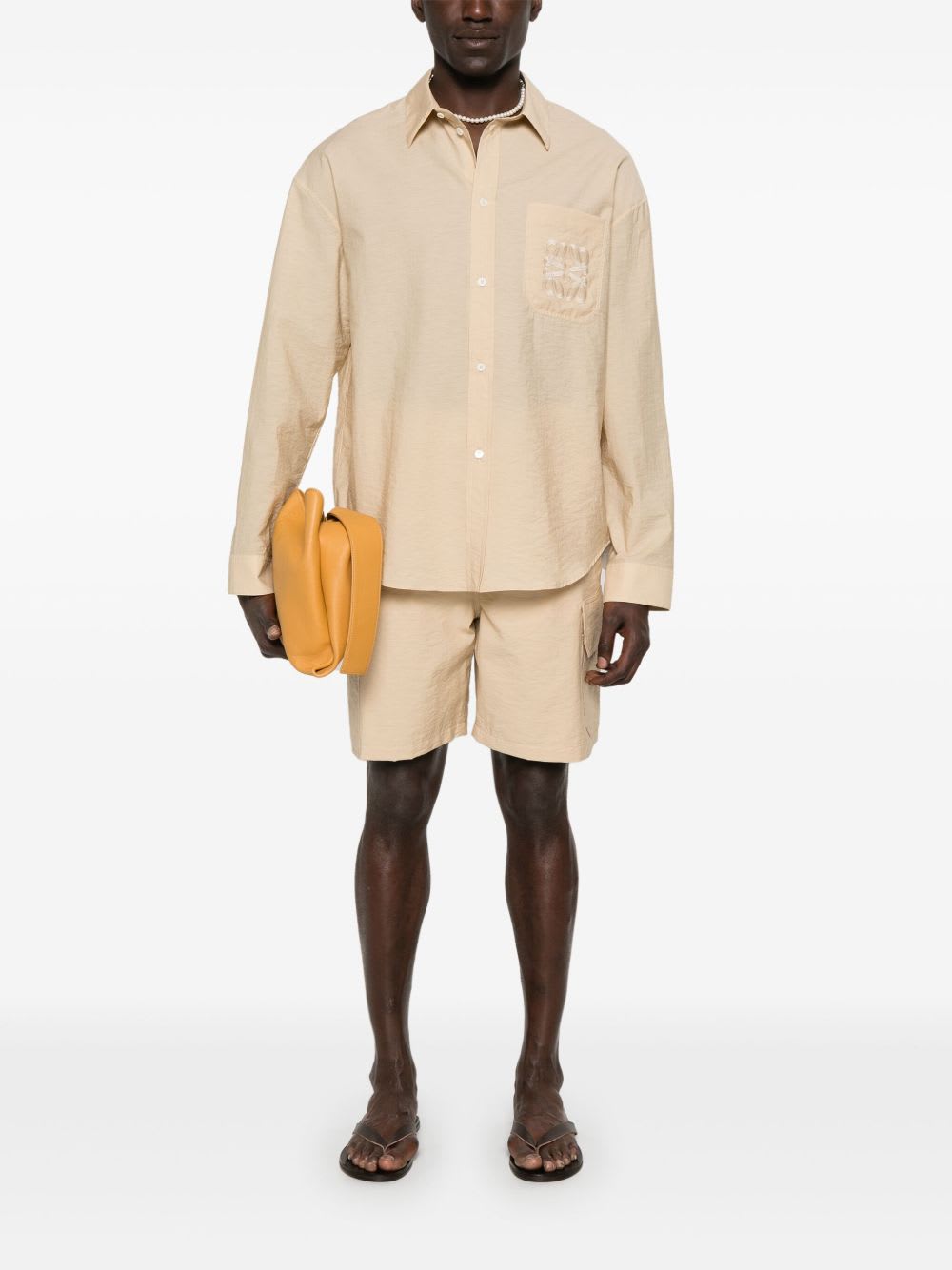 Loewe Cargo Shorts In Neutral