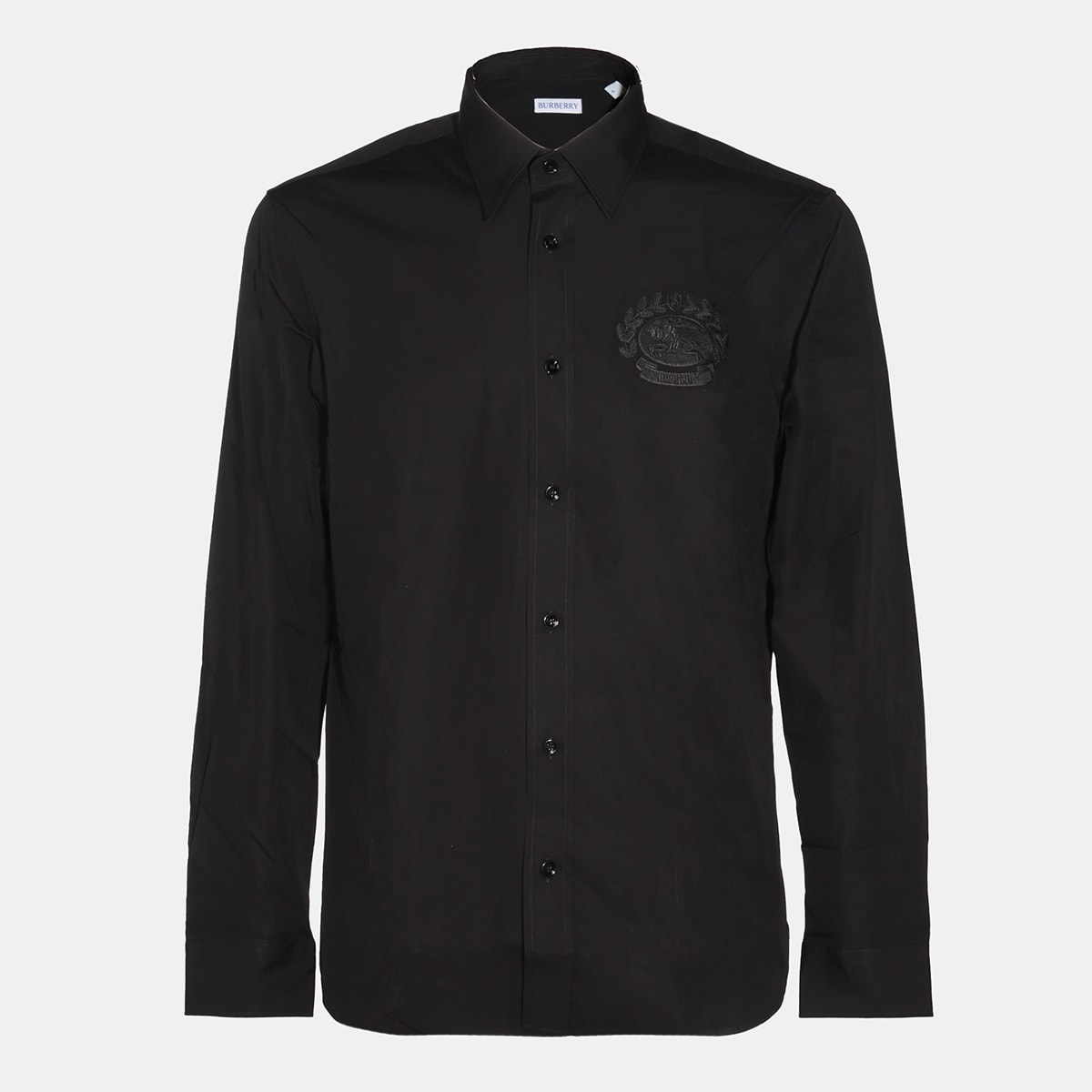 Shop Burberry Black Nylon Shirt