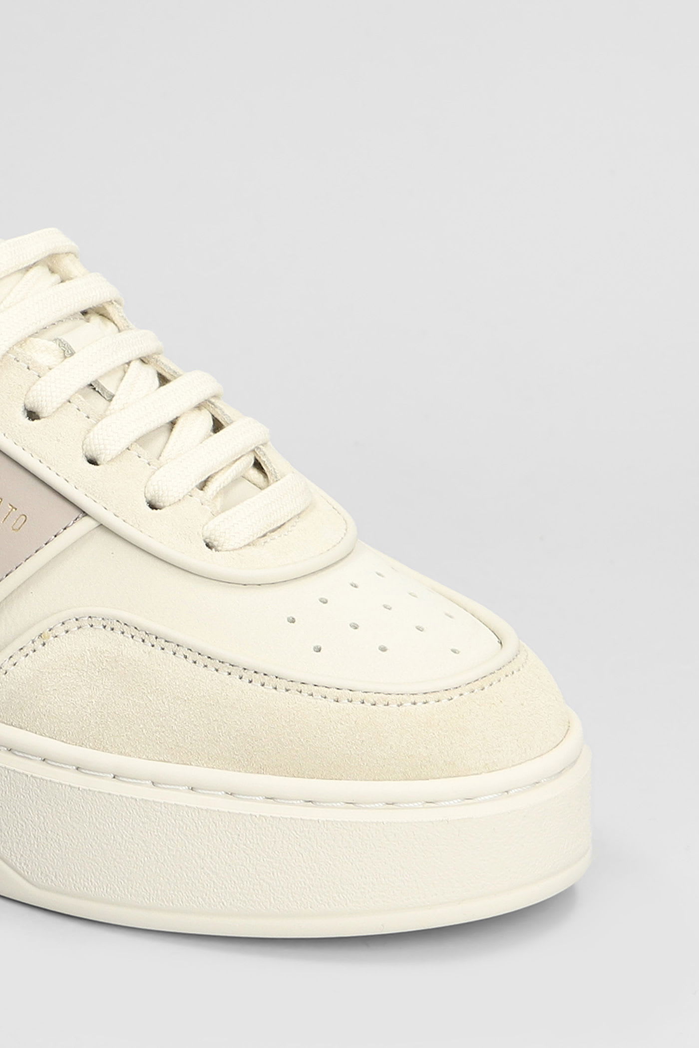Axel Arigato Orbit Sneakers In Beige Suede And Fabric In Sand