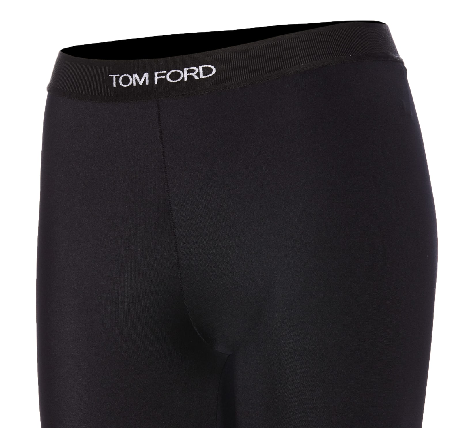 Tom Ford Logo Leggings In Brown