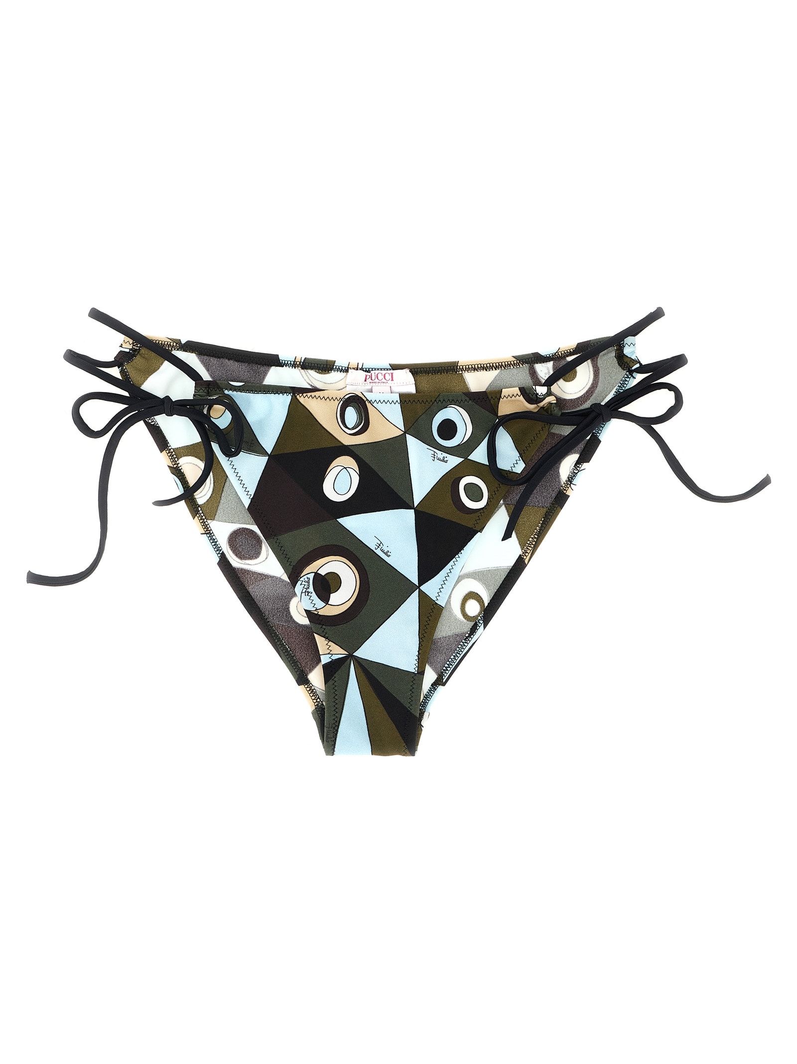 Pucci Printed Bikini Briefs In Multi