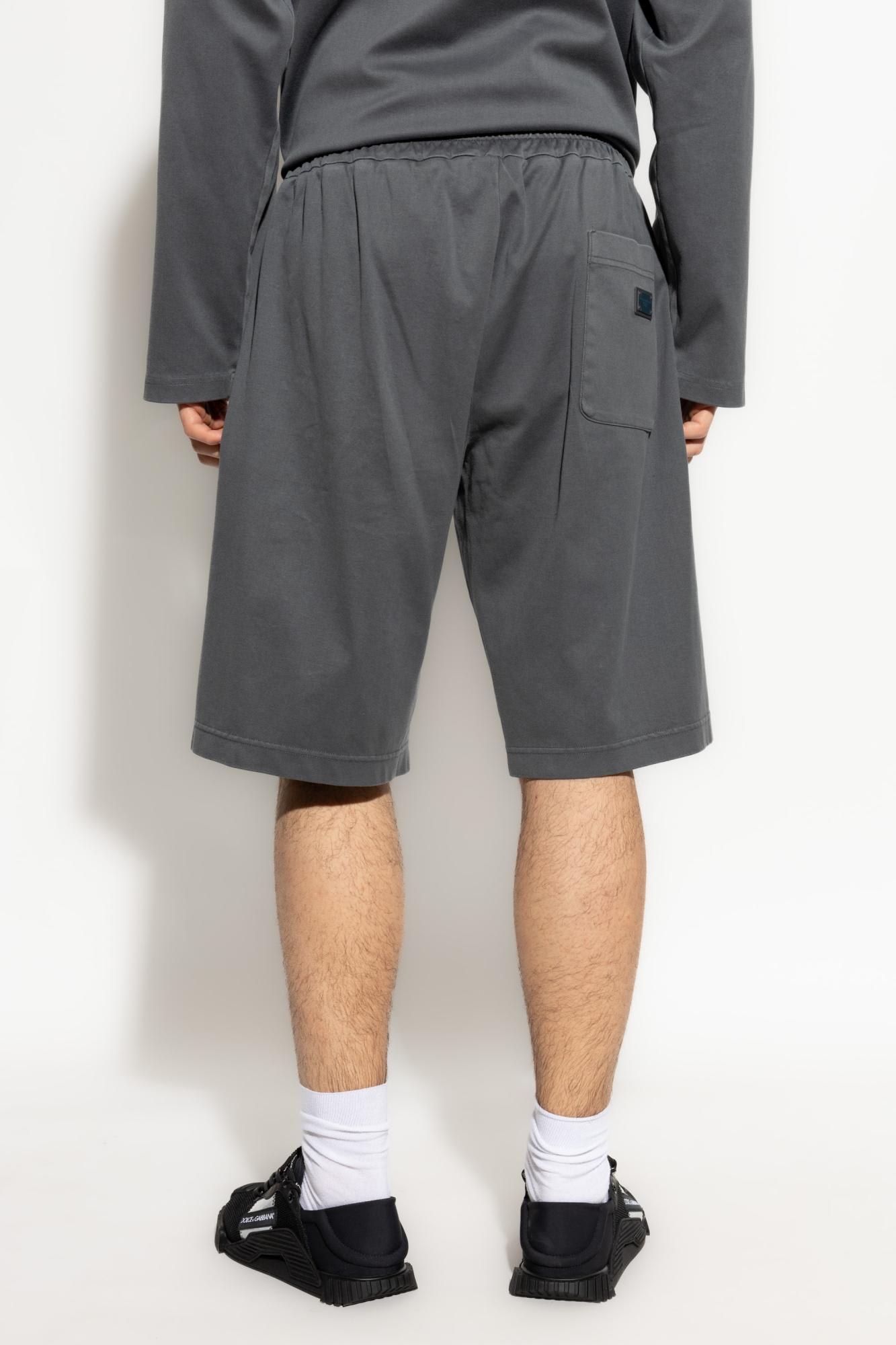 Dolce & Gabbana Shorts In Grigio Fumo