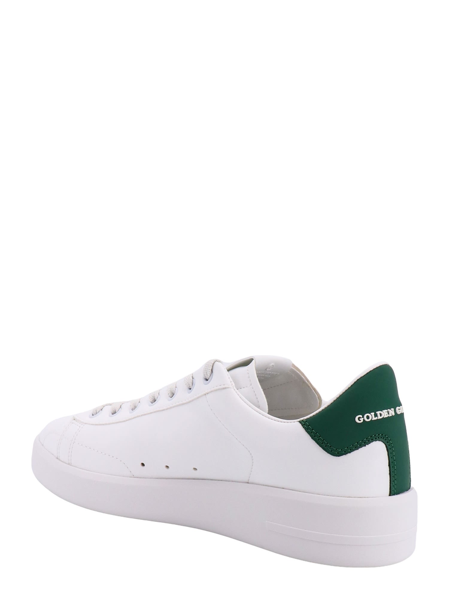 Shop Golden Goose Pure New Sneakers In White/green