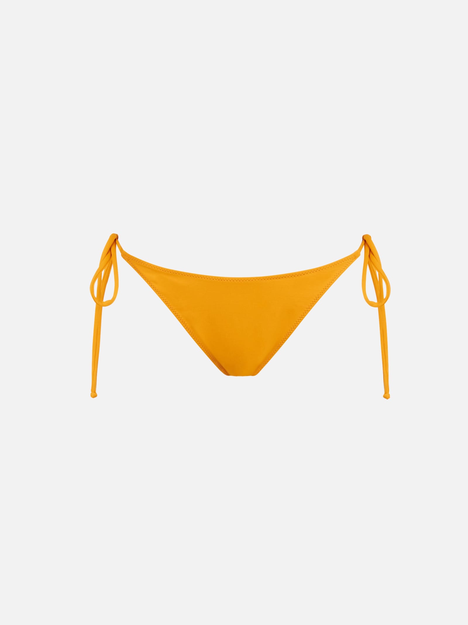 Shop Mc2 Saint Barth Woman Ochre Yellow Classic Swim Briefs Marielle