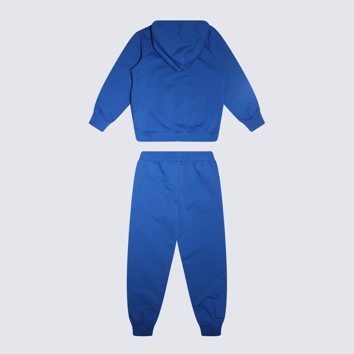 Shop Moschino Blue Cotton Jumpsuits In Victoria Blue