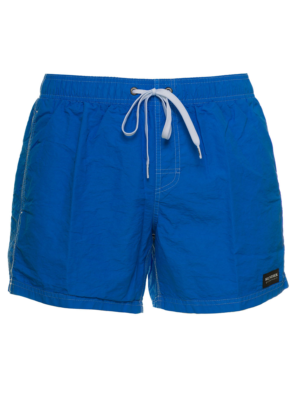 Sundek Mens Blue Nylon Beach Shorts
