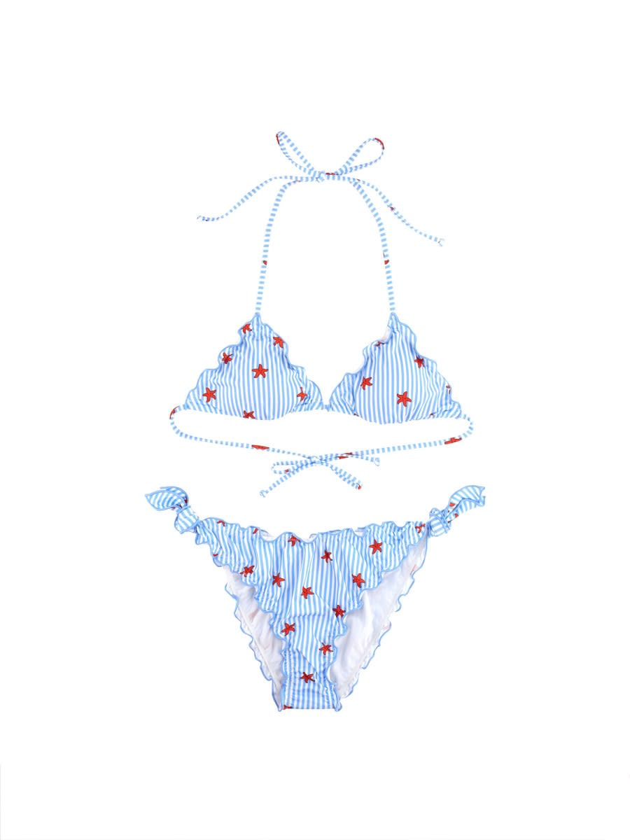 Mc2 Saint Barth Sarius Bikini Swimsuit In Blue