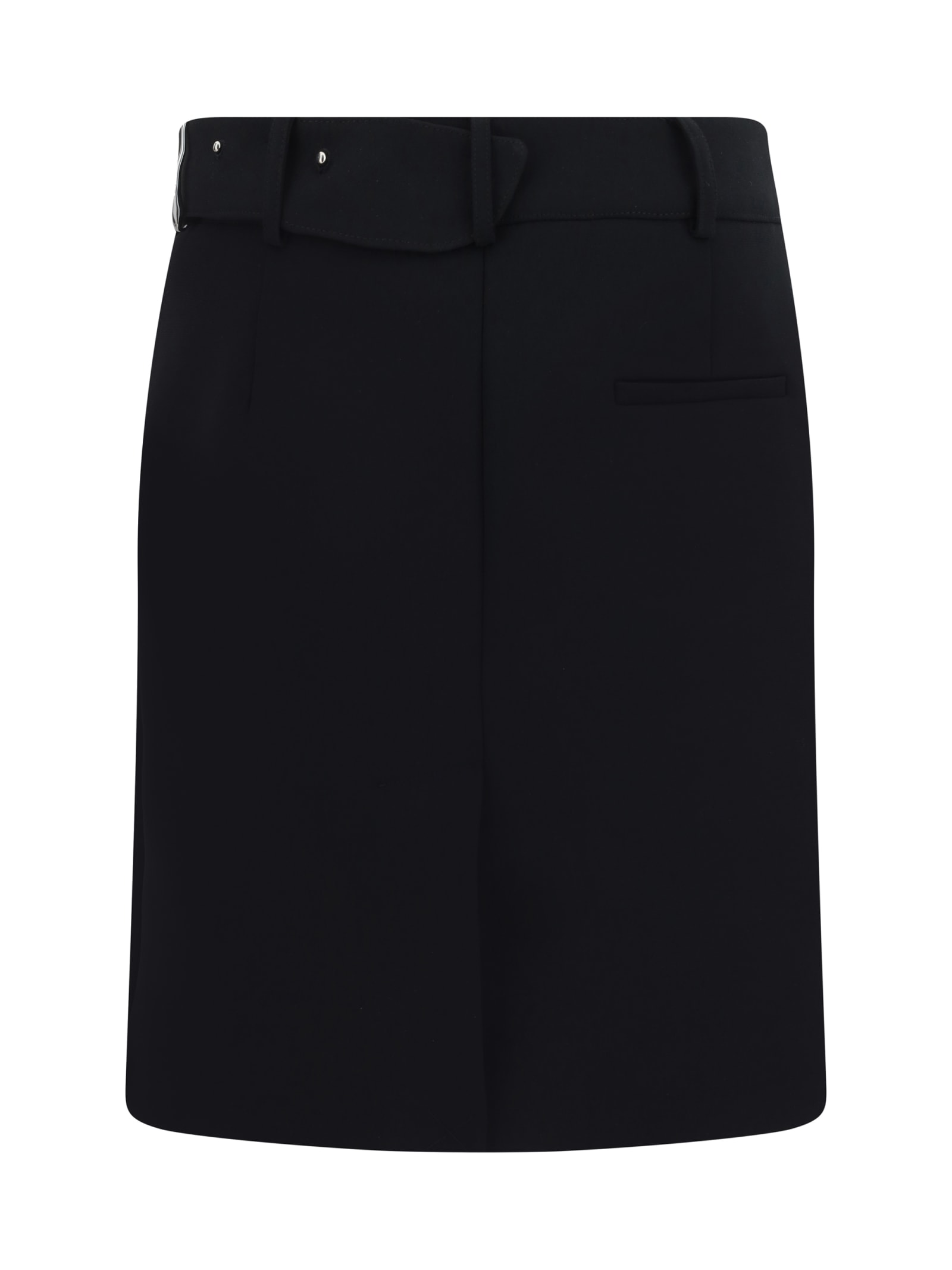 Shop Jacquemus La Jupe Obra Mini Skirt In Black