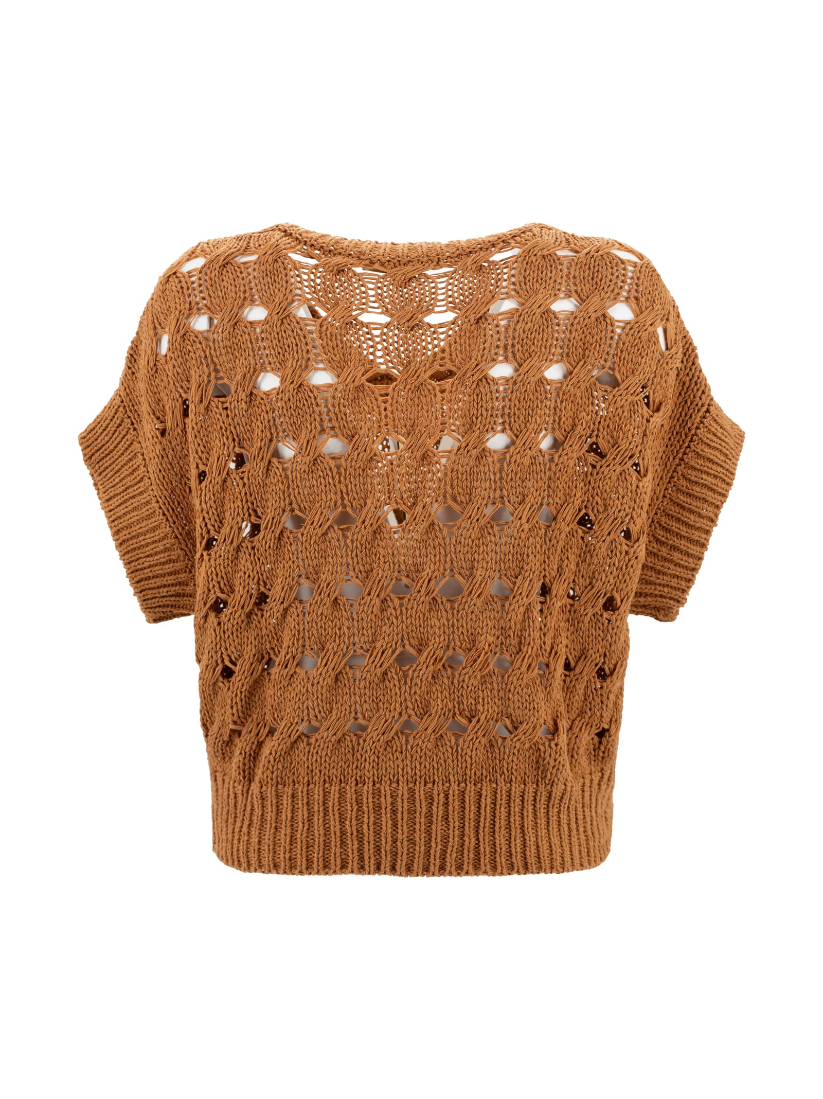 Antonelli Cotton-blend V-neck Sweater
