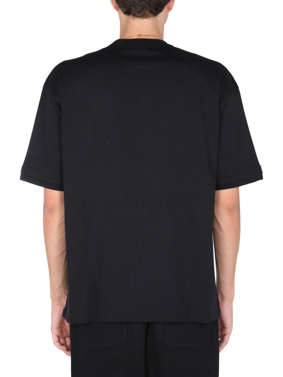 Shop Ambush T-shirt With Iconic Chain In Black