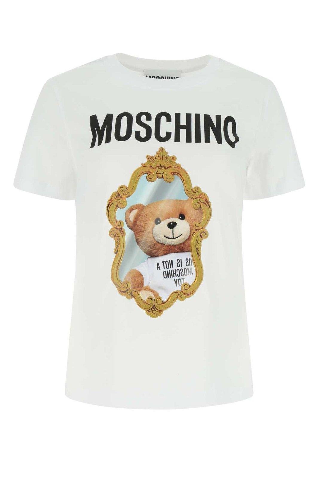 Moschino Logo-printed Short-sleeved T-shirt