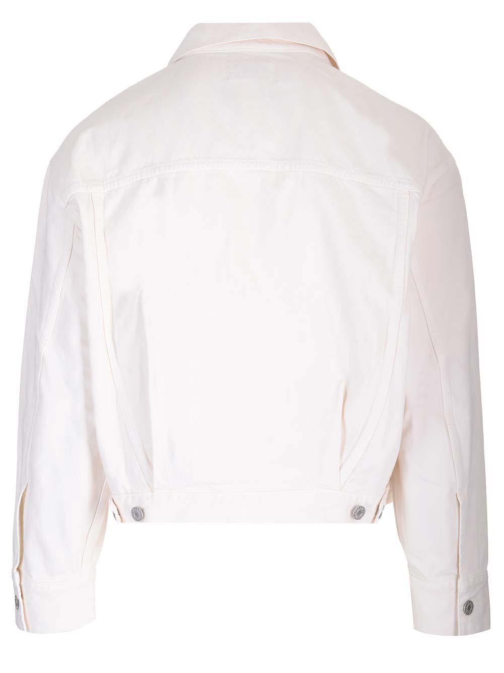 AGOLDE DORIAN JACKET IN WHITE DENIM 