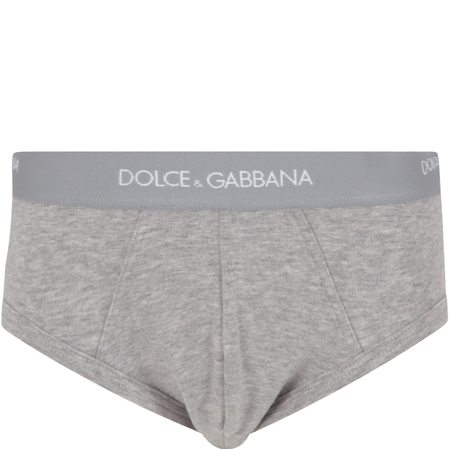 Dolce & Gabbana Kids' Grey Set For Boy