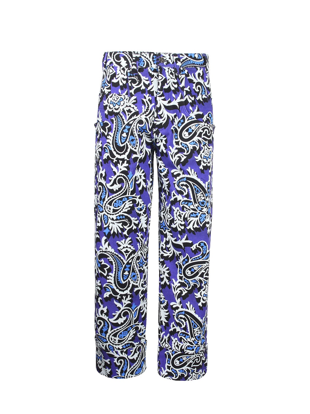Etro Cotton Jeans With Paisley Pattern