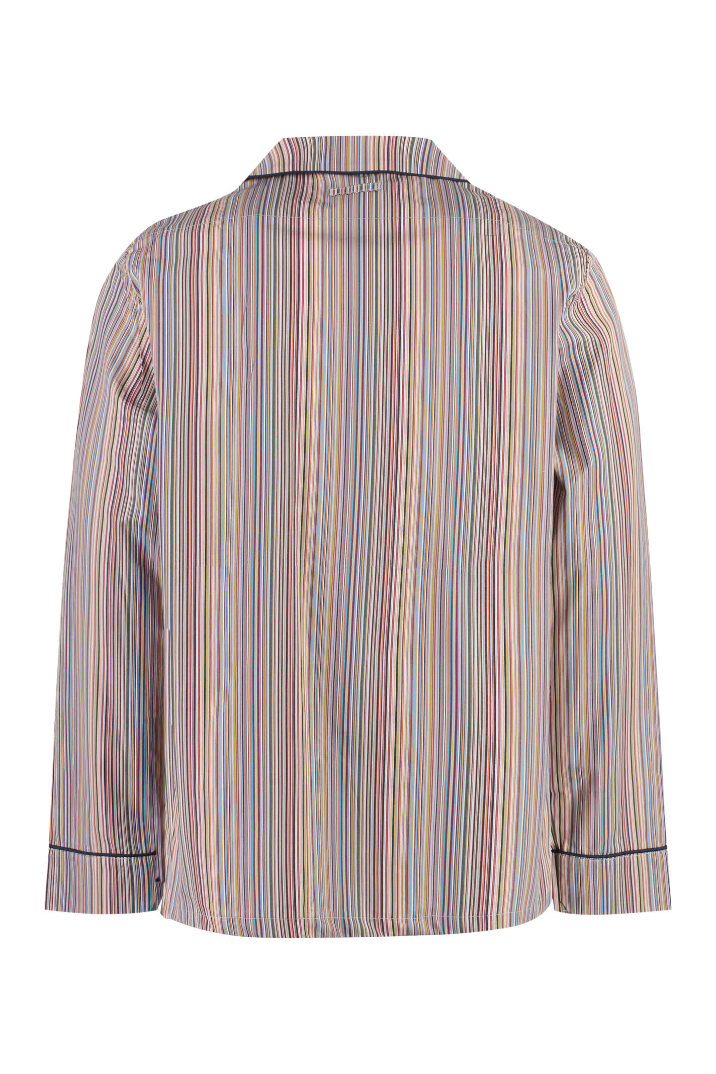 Shop Ps By Paul Smith Striped Cotton Pyjamas Pajama In Multi Coloured