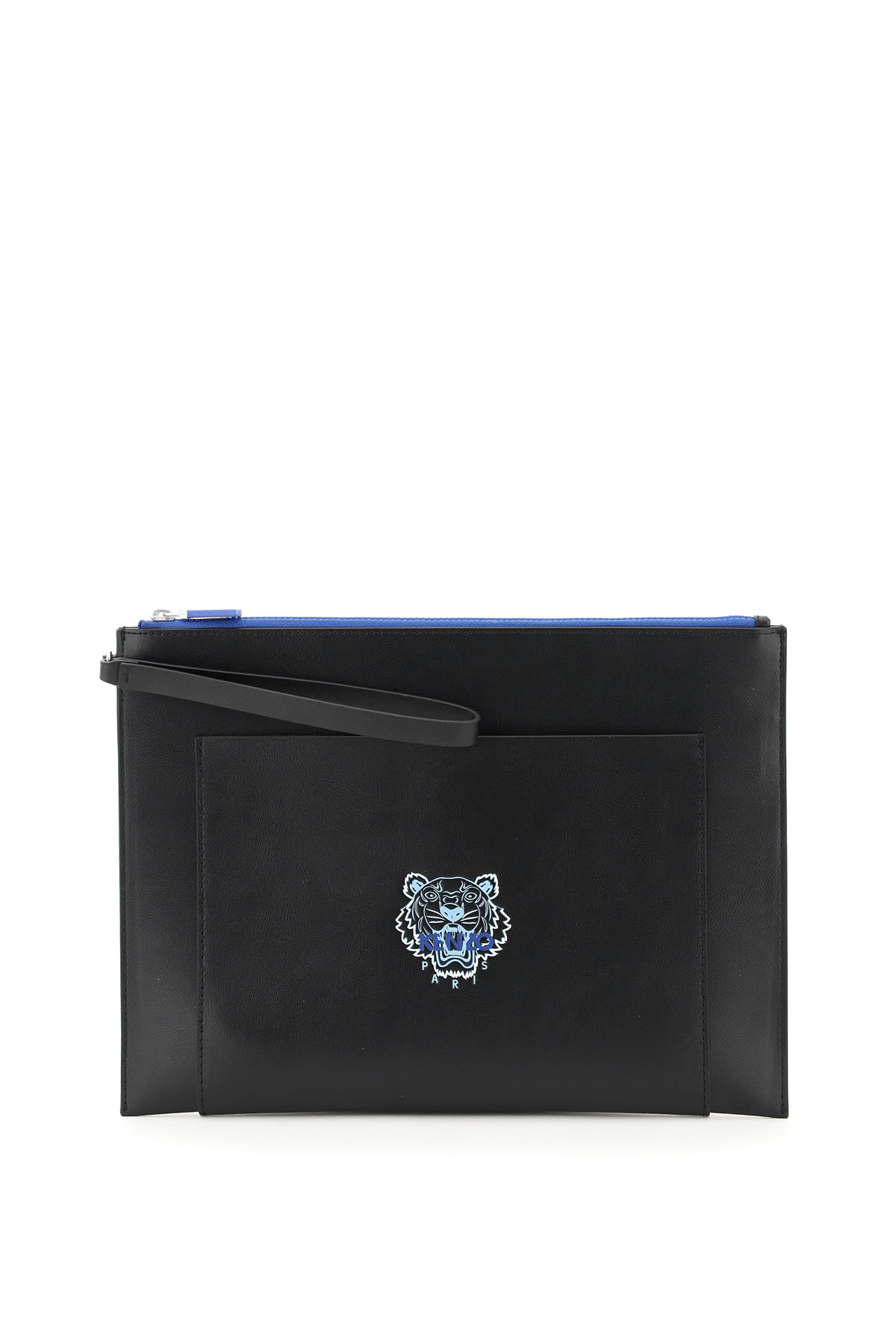 Kenzo Large Leather Pouch Tiger