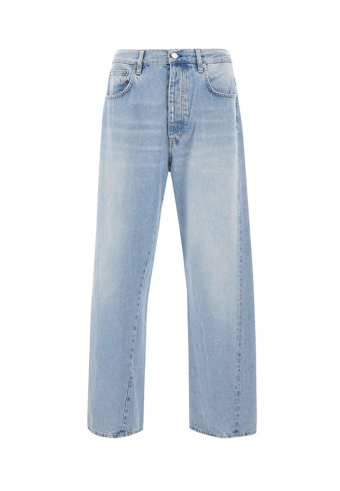 Mid-rise Wide Leg Jeans