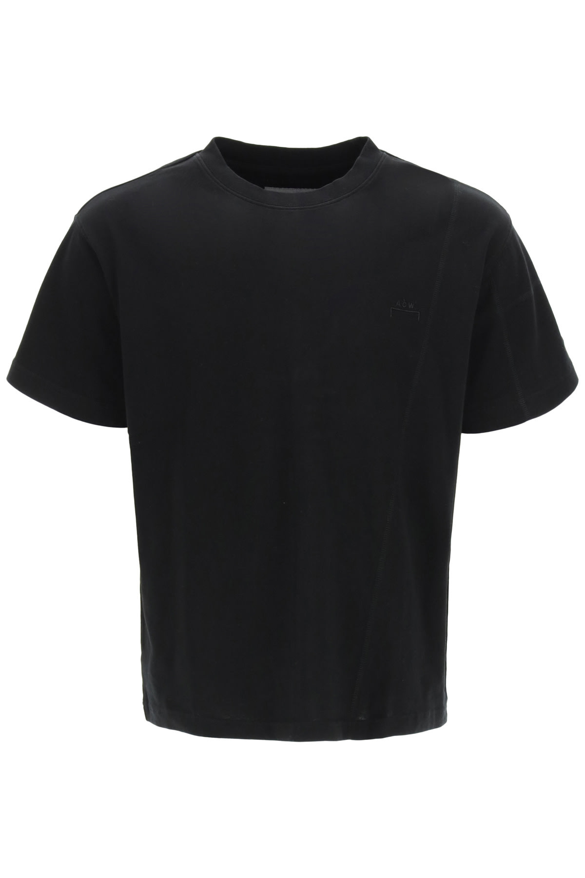 A-COLD-WALL* ESSENTIAL T-SHIRT WITH LOGO EMBROIDERY,ACWMTS029 BLACK