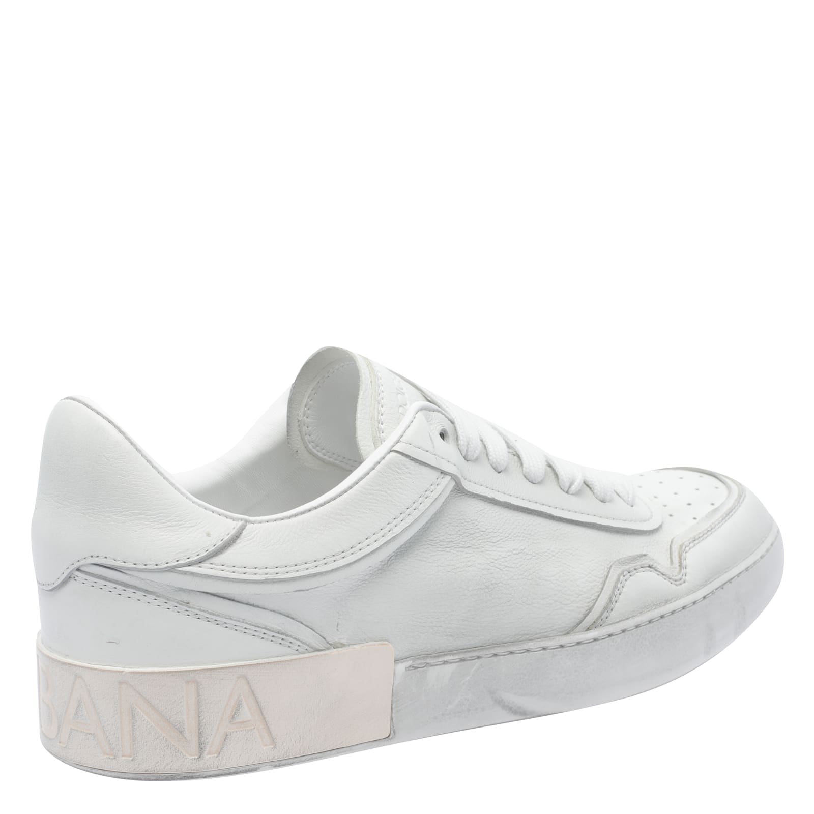 Dolce & Gabbana Portofino Sneakers In White