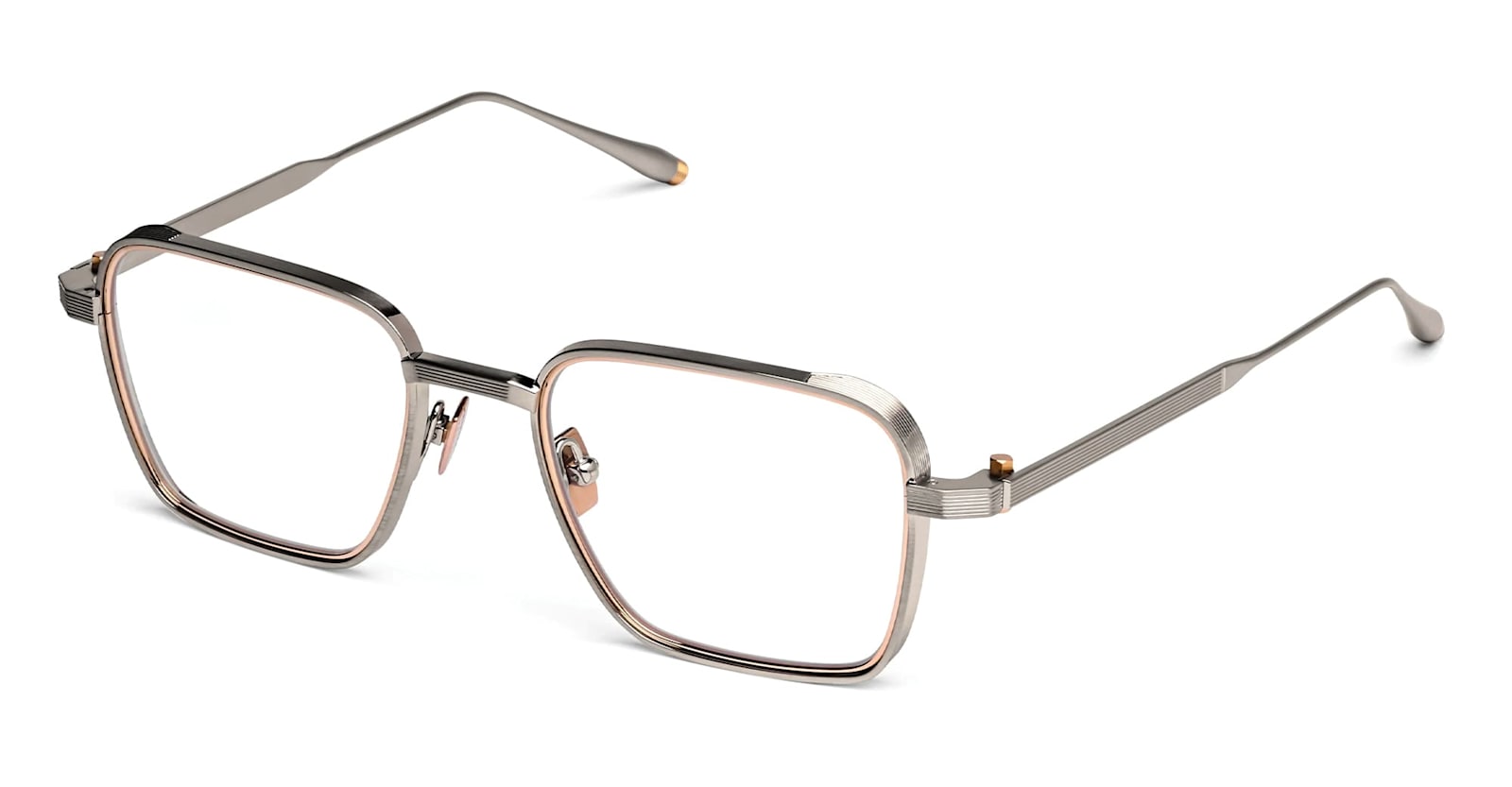 Akoni Giano - Brushed Black Palladium / 12k Gold Rx Glasses In Gold