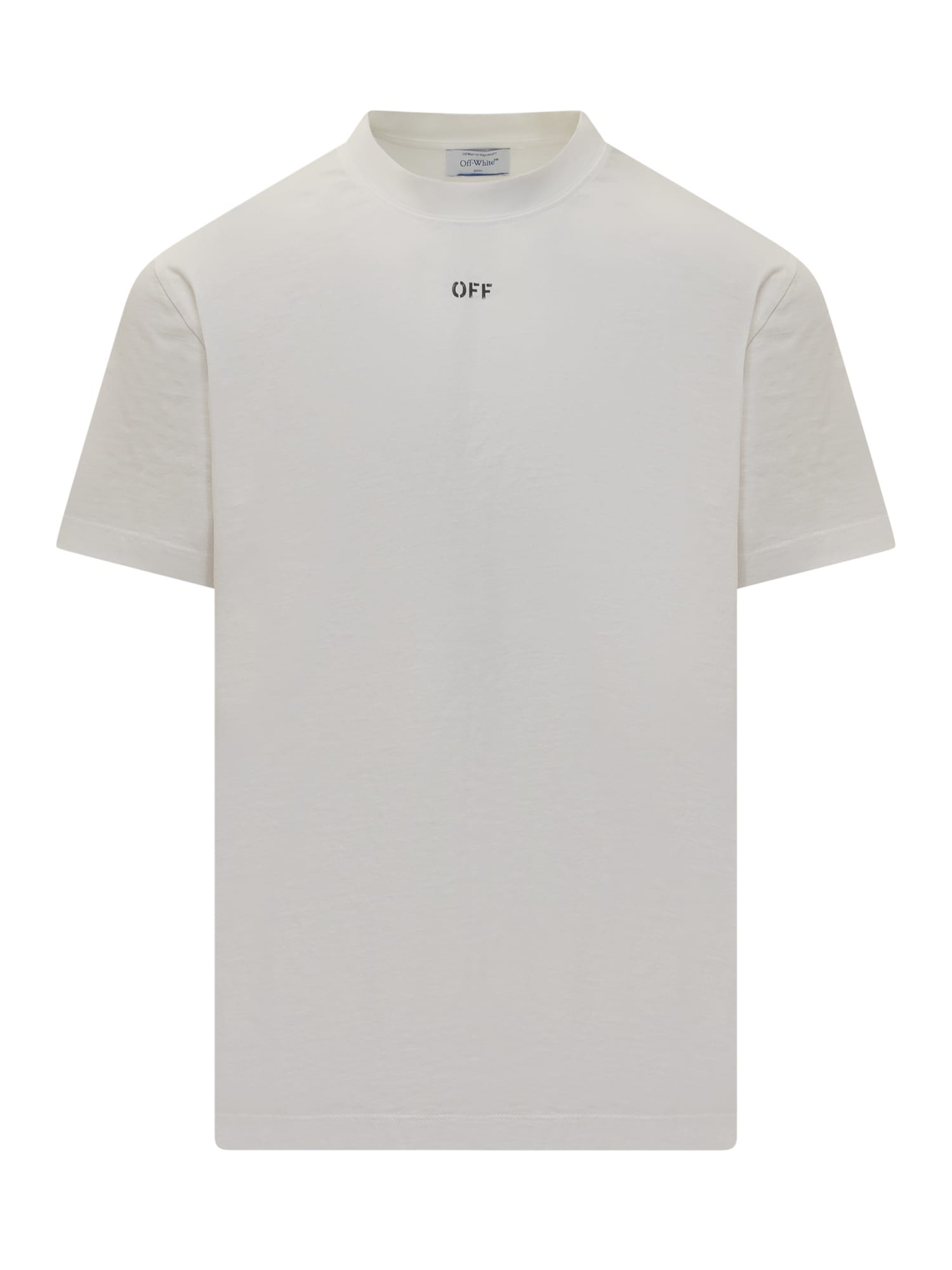 Shop Off-white Slim Off T-shirt In White Black