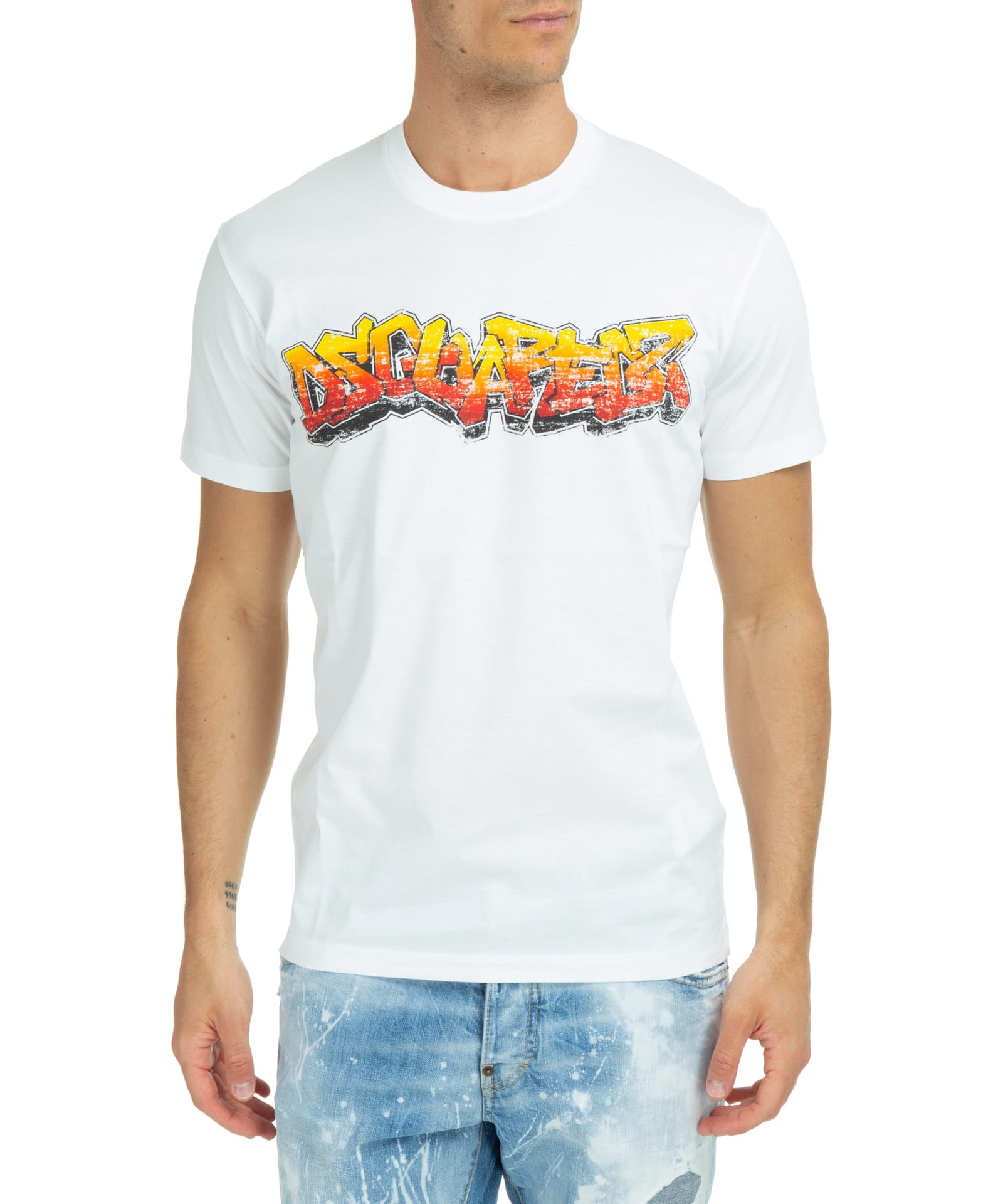Dsquared2 Wall Tag Cotton T-shirt