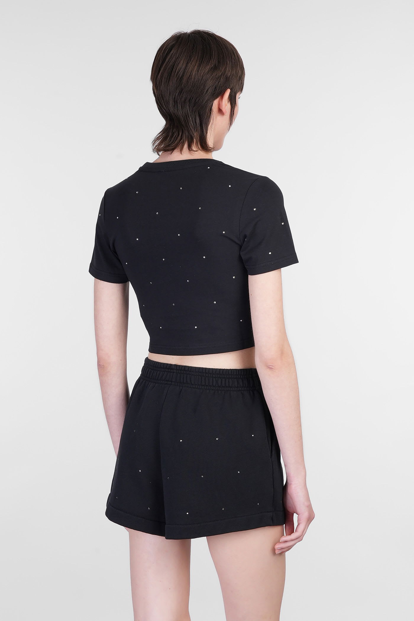 Mc2 Saint Barth Nives T-shirt In Black Cotton In Black