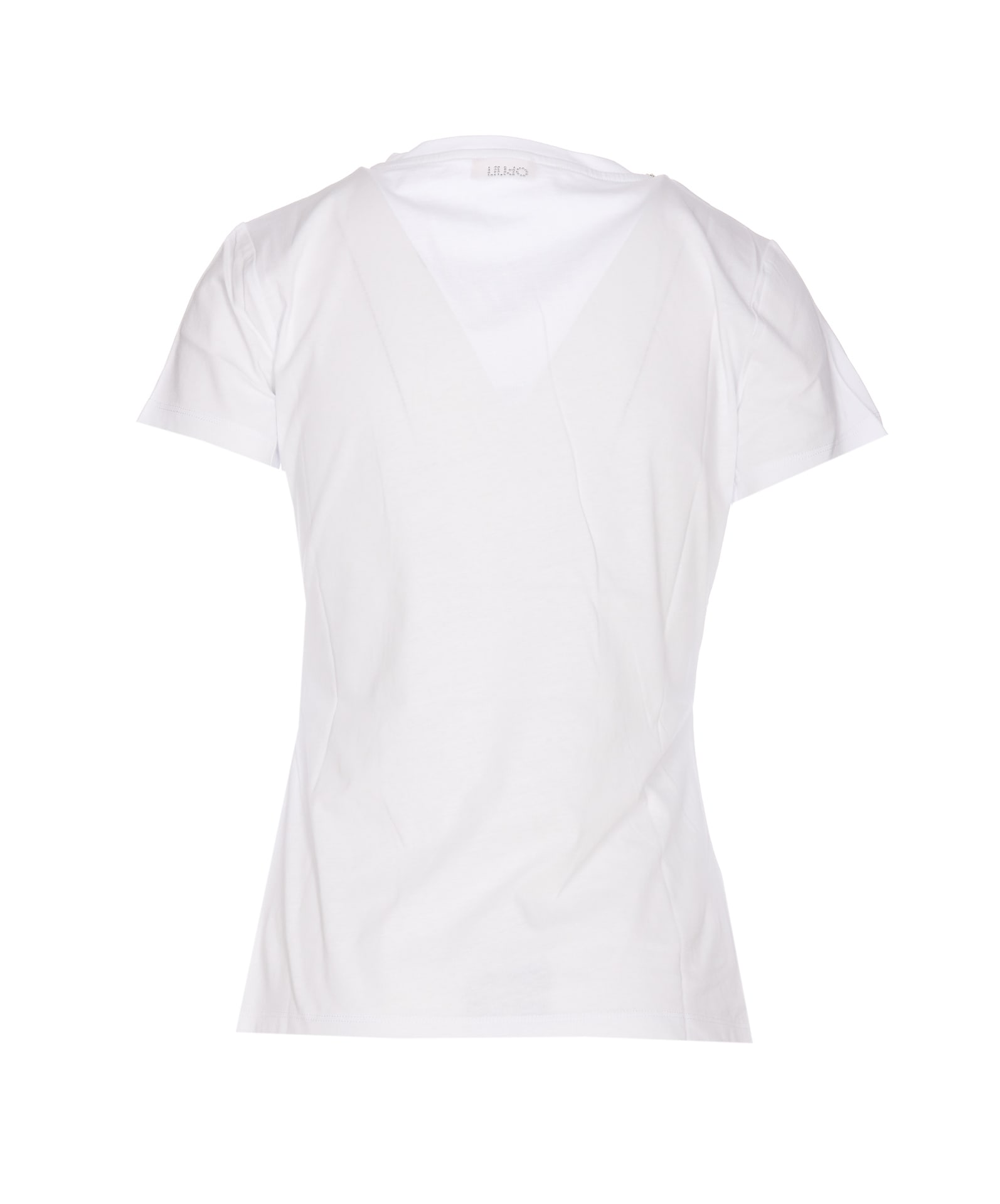 Shop Liu •jo Moda T-shirt In White