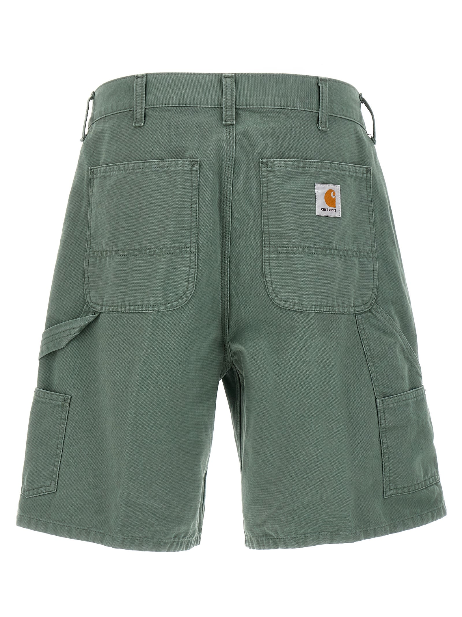 Carhartt Double Knee Bermuda And Short Green In Green